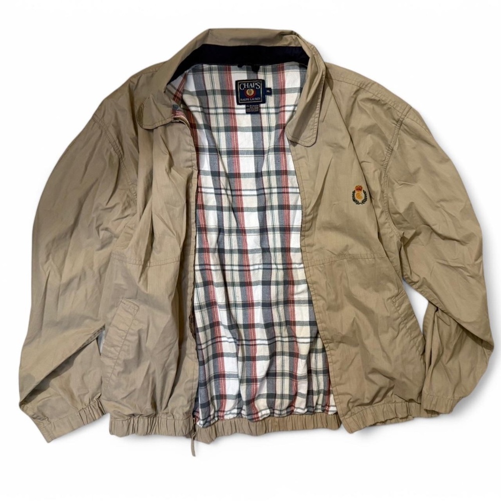 Vintage 1980s-1990s Chaps Ralph Lauren vintage beige jacket